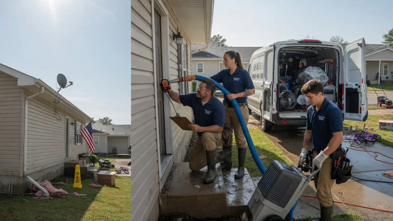 Ceiling Water Damage Restoration in Bromide, OK near me